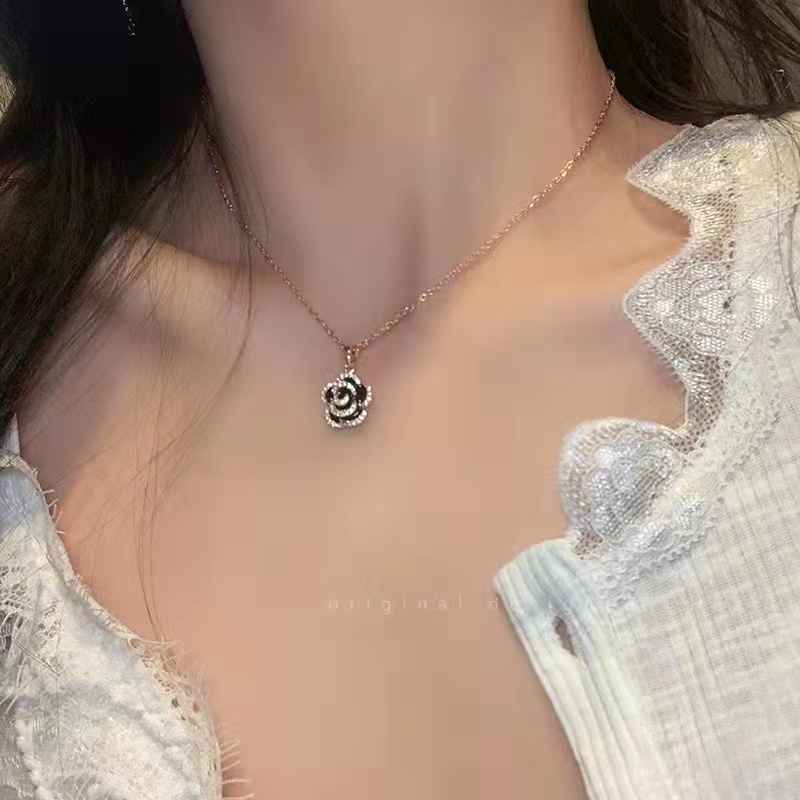 (Hello Girl) ZX05 Fashion Kalung Dan Gelang Mutiara Dan Permata Rantai Necklace Kombinasi Wanita Import