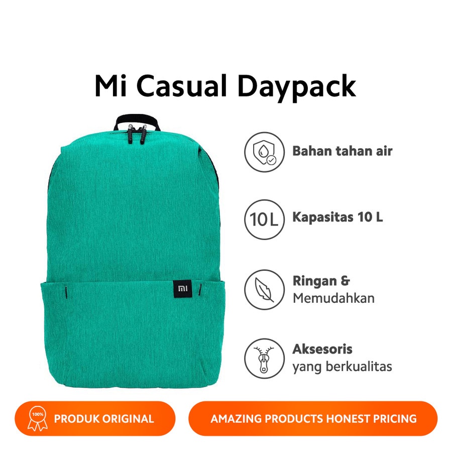 Mi Casual Daypack 10L Backpack Tahan Air - Pink