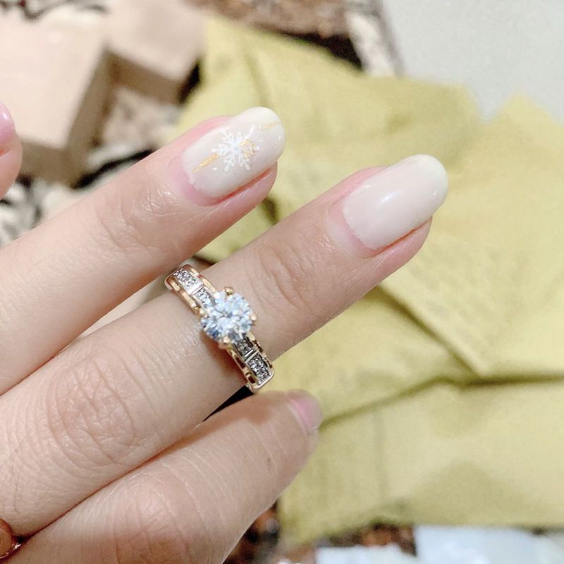 cincin roxe kode 29121 replika berlian lapis emas