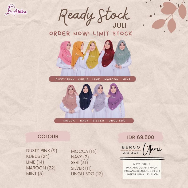 Bergo Utami by Abika Hijab