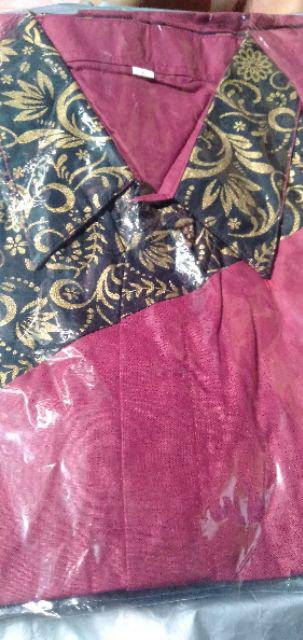Hem Batik Atasan Pria Batik Pekalongan 88 Kemeja Formal Lengan Pendek M L Xl Murah Berkualitas
