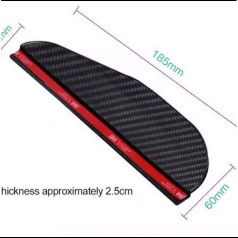 Talang air spion Carbon Anti fog filem mobil SX4