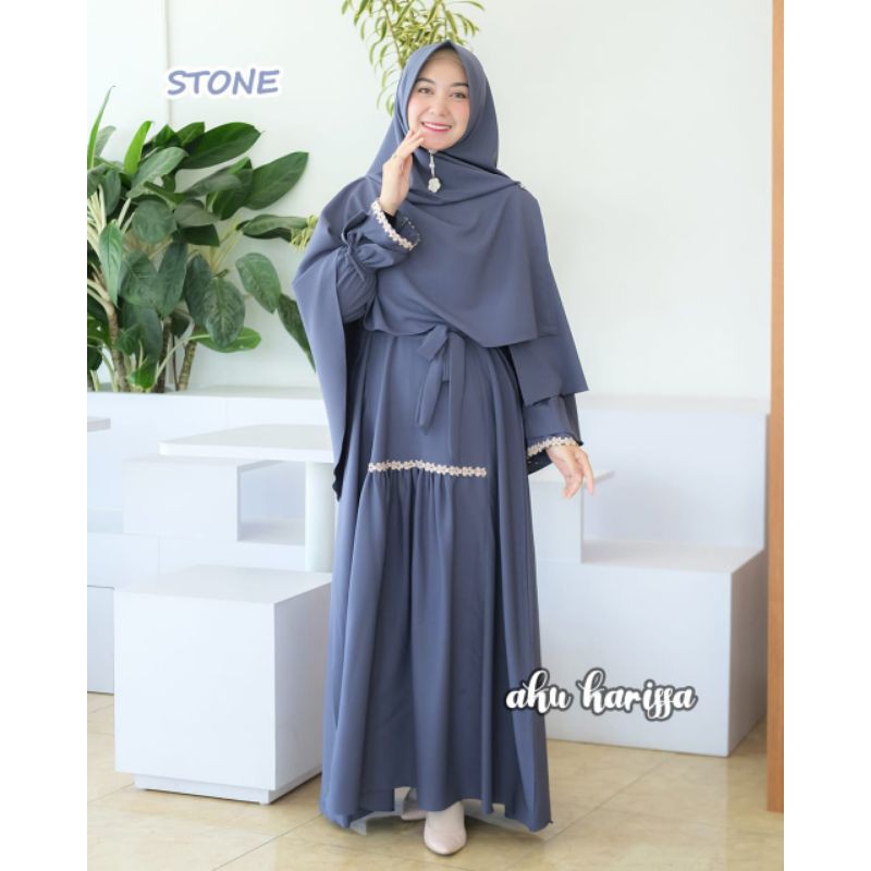 GAMIS SET ZAINA ORI AKU KARISSA TERBARU ITYCREPE