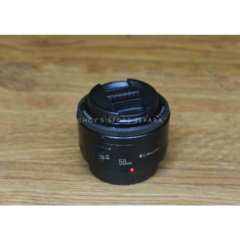 lensa fix 50mm canon yongnuo