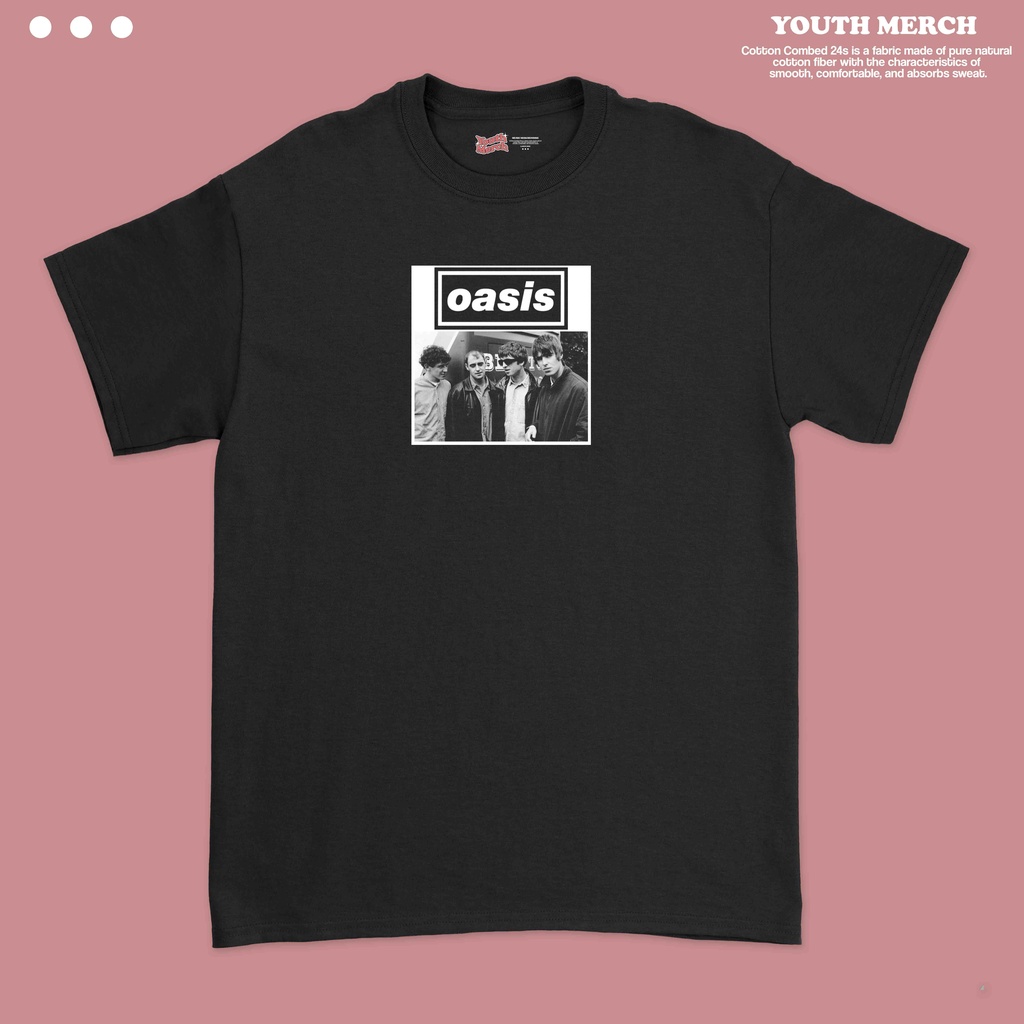 Kaos Musik Oasis - Musik Merch | Unisex | Baju Band Oasis | Oasis Tees