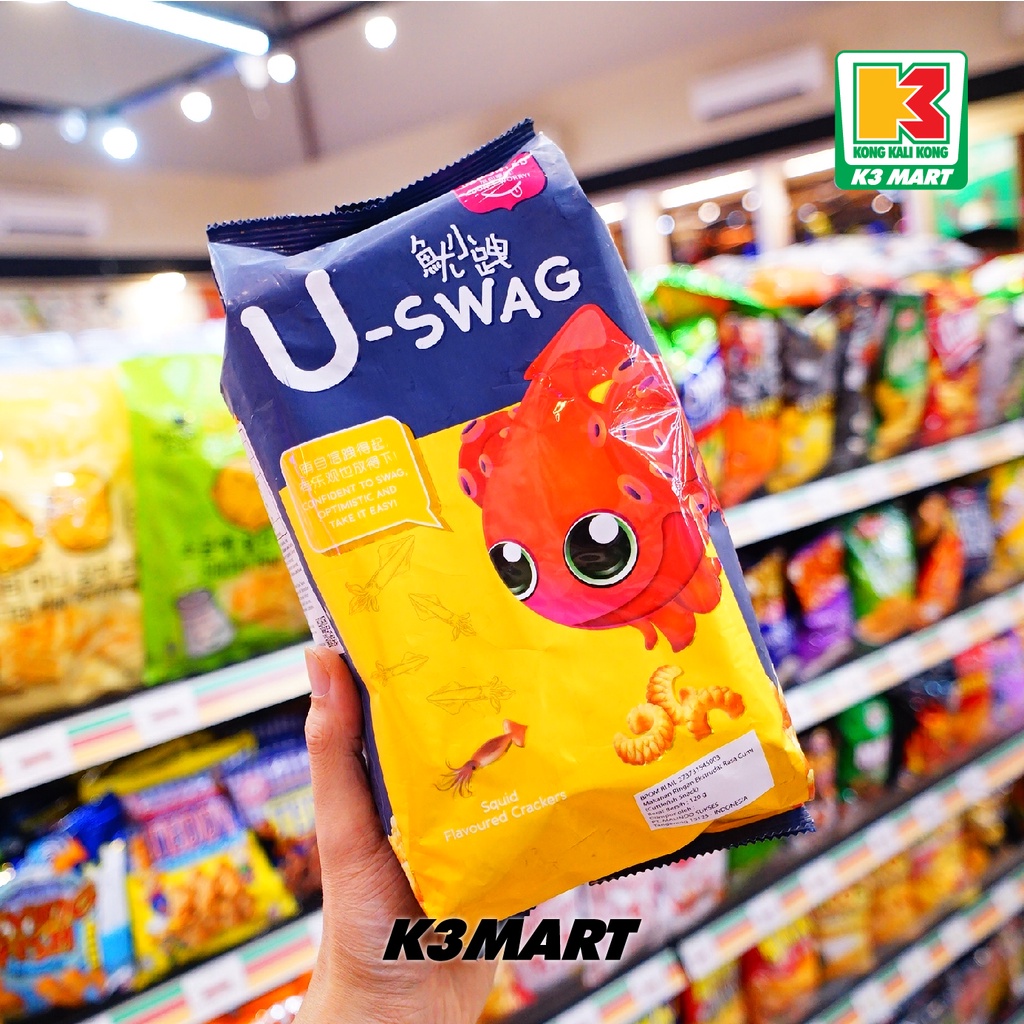 U-swag Classic Cuttlefish Crackers 120gr