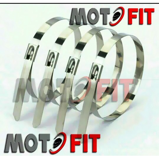 Fmfit glass fiber putih per meter exhaust wrap knalpot motor mobil