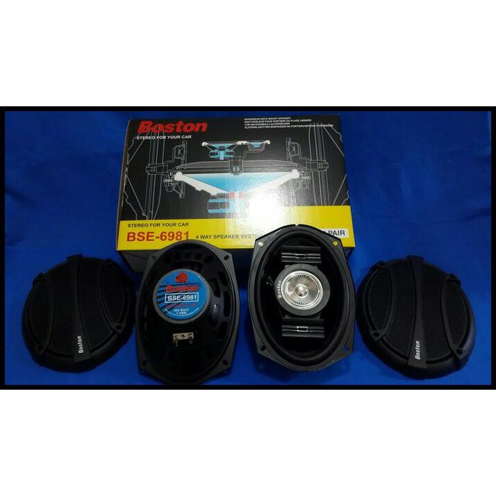 Promo Terbatas Speaker Oval Buat Mobil Boston Bse 6981 Sepasang