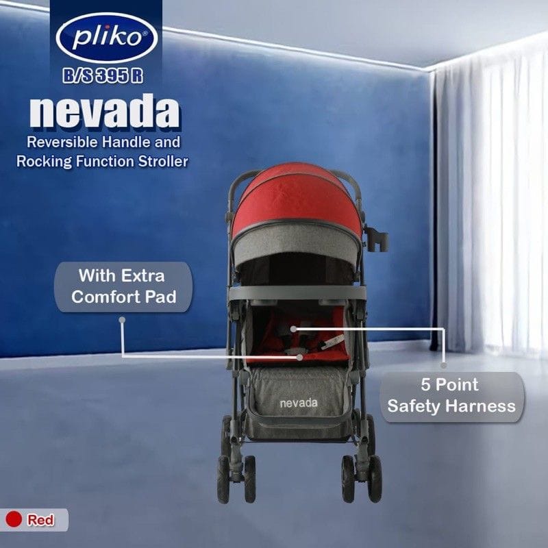 Pliko  Stroller BS395 FREE BUBBLEWARP