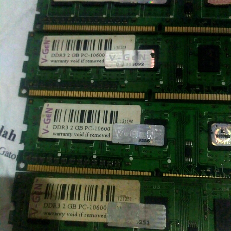 Ram Vgen 8gb 4x2gb ddr3 not ddr4