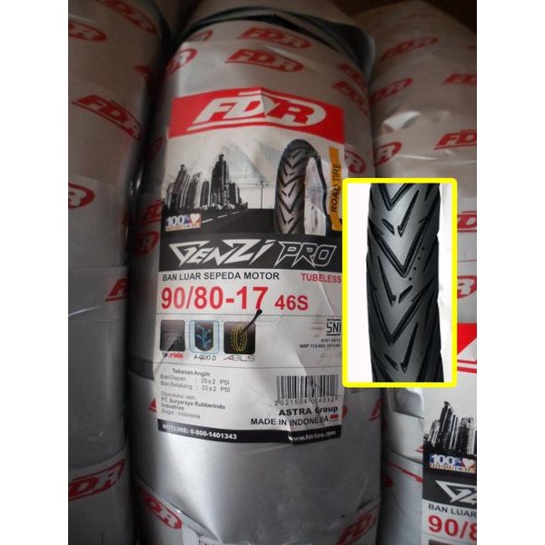 Ban FDR 90/80-17 Genzi Pro Tubeless