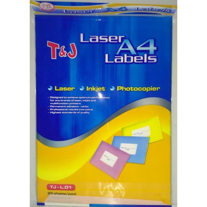 

Termurah Tom & Jerry Sticker Label A4 Inkjet / Hvs / Matte (Pack=25 Sheet) Offic