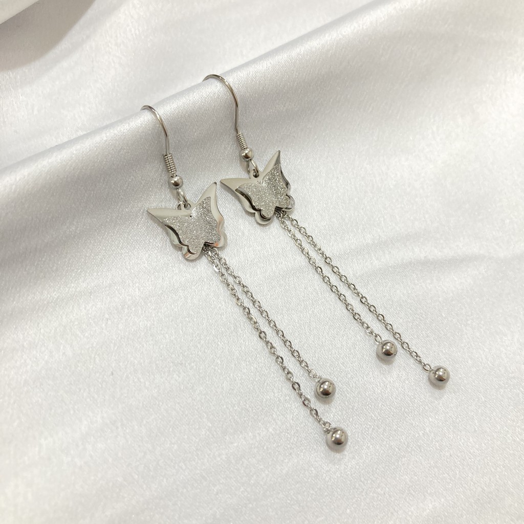 Anting Jurai Titanium Wanita Anti Karat Korean Style Perhiasan Fashion