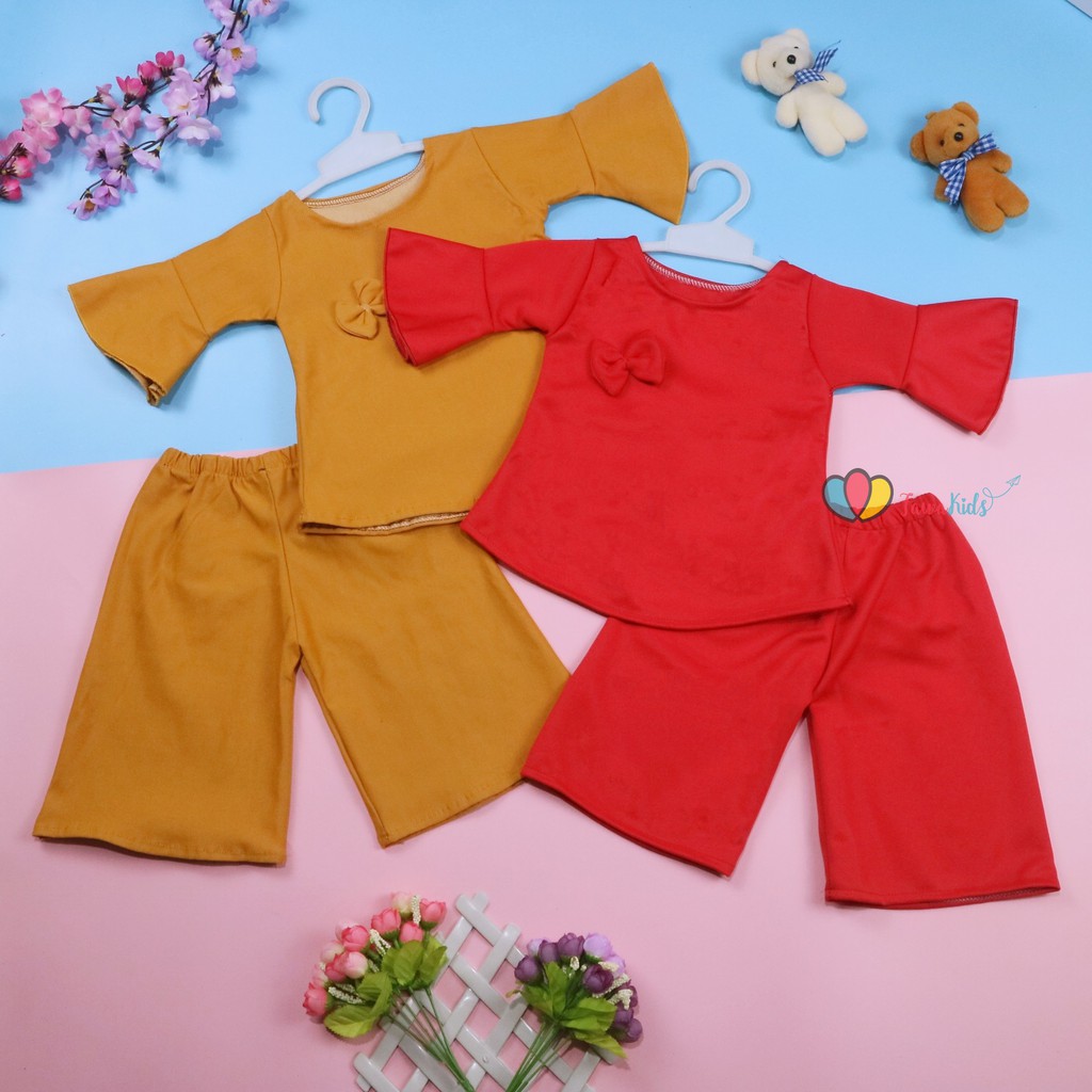 [POLOS] Setelan Lucy uk 2-4 Tahun / Set Atasan Balita Blouse Kulot Balita Cewek Baju Anak Perempuan