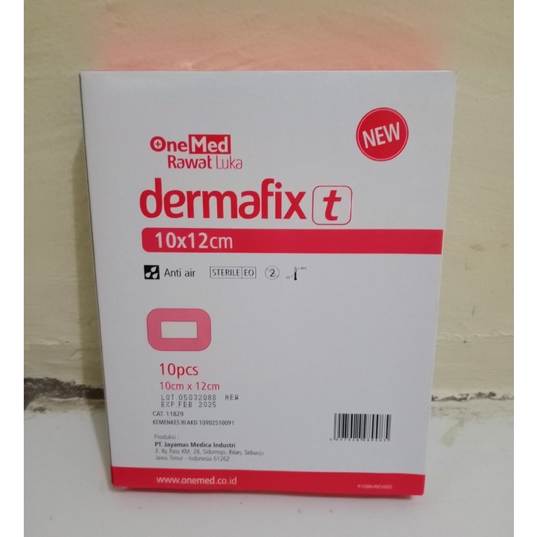 Plester dermafix 5 x 7cm / Plester dermafix 10 x 12cm / Plester dermafix 10 x 25cm Plester Transparant