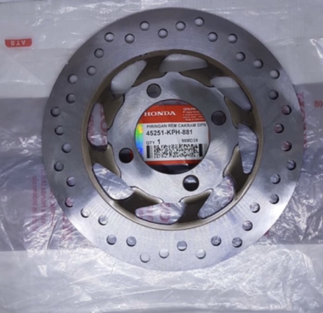 PIRINGAN DISK CAKRAM DEPAN HONDA KARISMA / SUPRA X 125 / FIT NEW / REVO LAMA / CS 1 KPH ORIGINAL