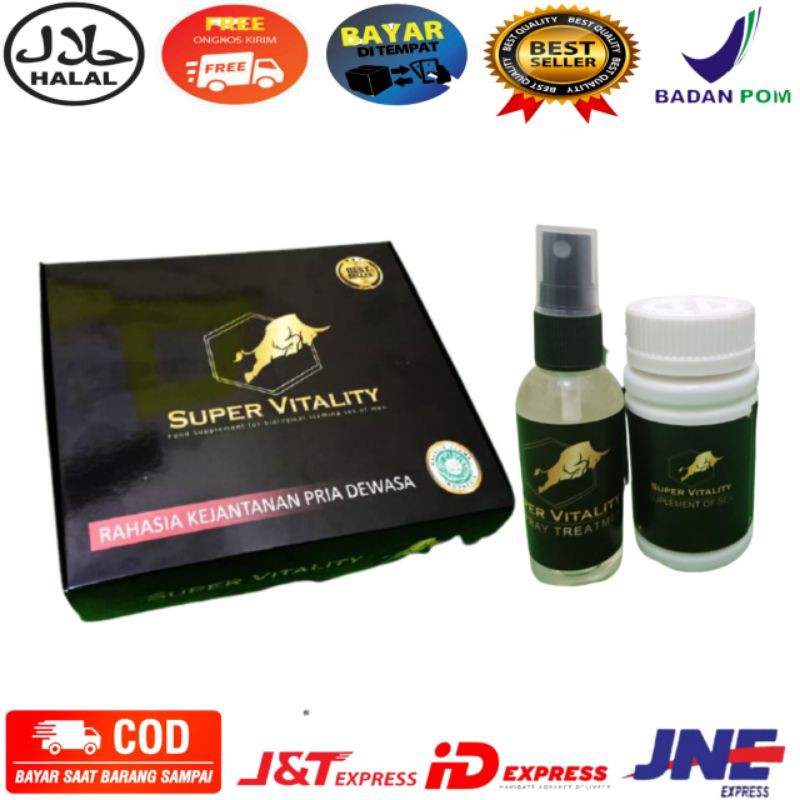 SUPER VITALITY Stamina Pria Tahan Lama + Pembesar