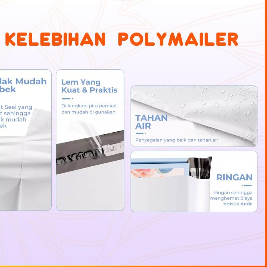 

New - Plastik Packing Olshop Online Shop ol on shop Polymailer Warna Hitam Semi Glossy 28x42 isi 100 pcs Tebal Glossy MURAH 원