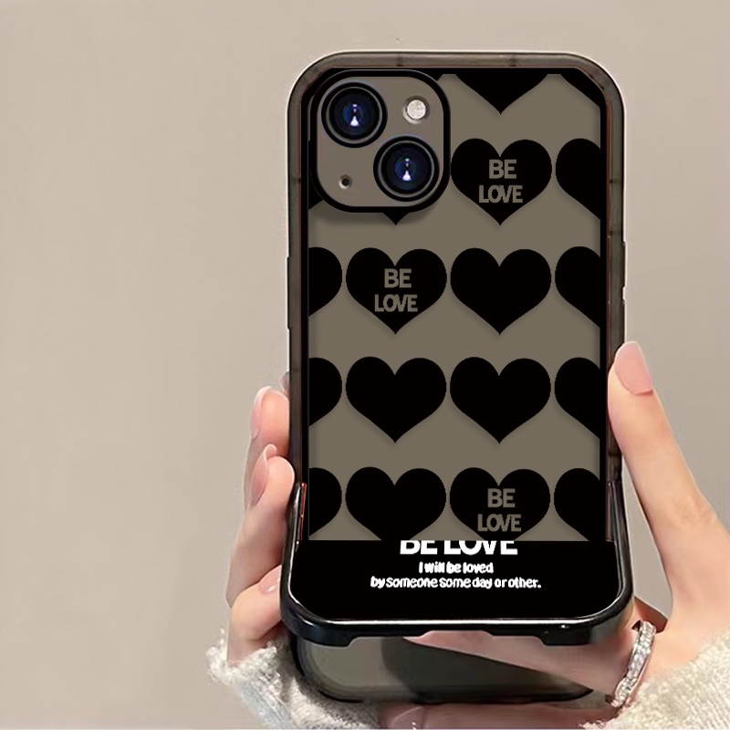 Soft Case Silikon TPU Transparan Shockproof Dengan Bracket Untuk iPhone 13 12 11 10 Pro XS Max X XR 8 7 6 6S Plus SE 2020