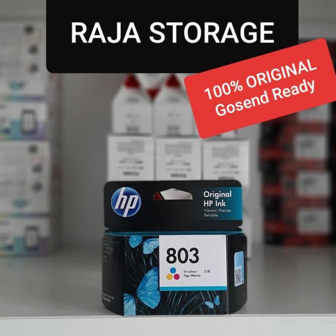 Hp 803 Cartridge Tinta Printer Warna Color Deskjet 1111 1112 2131 2132 Php79173