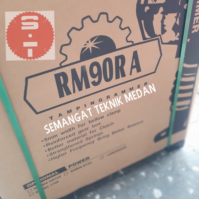 RM90RA MESIN STAMPER KUDA PEMADAT TANAH OSHIMA ROBIN EY20 RM 90 RA