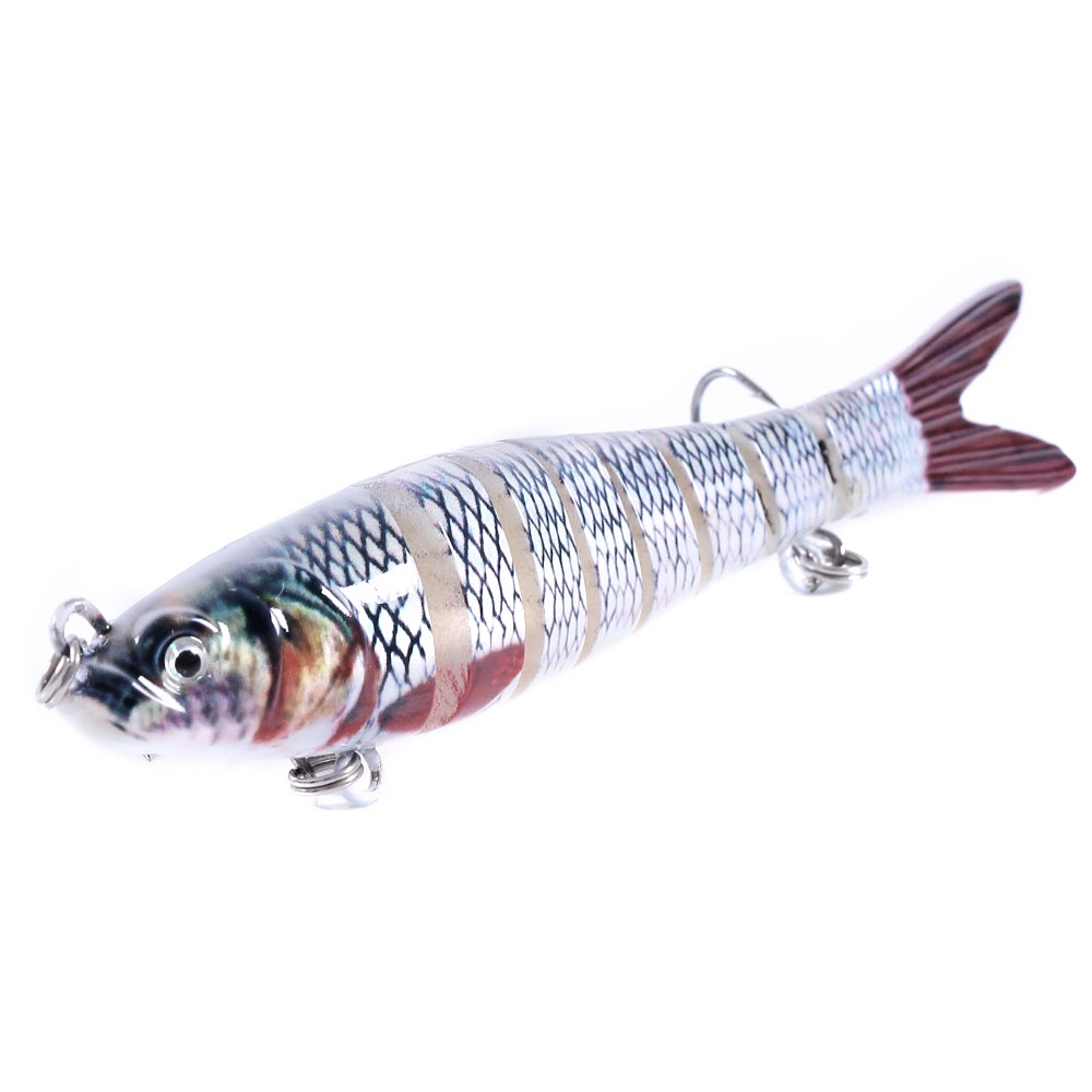 Hengjia 10PCS Umpan Pancing Hardlure Bentuk Ikan Imitasi Untuk Memancing Di Laut / Tawar