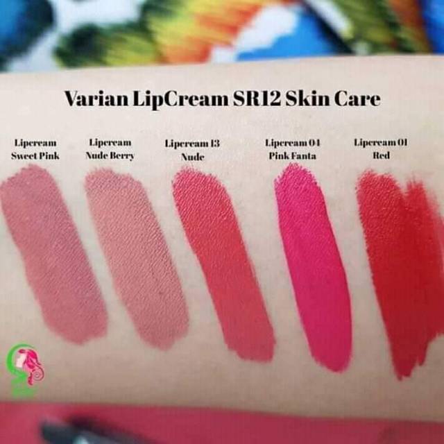 SR12 LIP MATTE CREAM BPOM / LIPSTIK MATTE MAKE UP / BEBAS PARABEN , TAHAN LAMA &amp; RINGAN