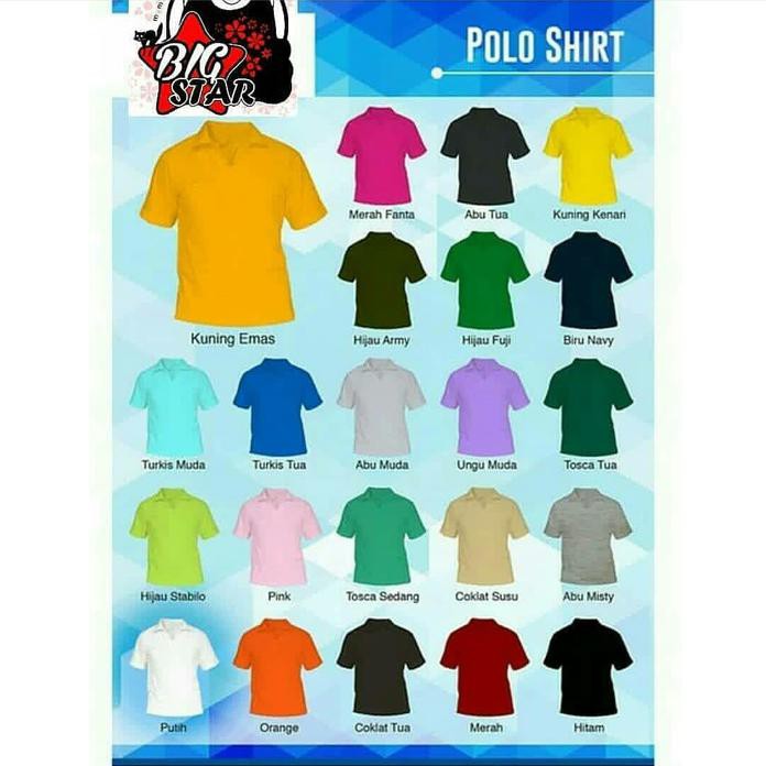 KAOS POLO JUMBO KAOS POLO BIGSIZE UNISEX KAOS LACOSTE KAOS BIGSIZE 4XL