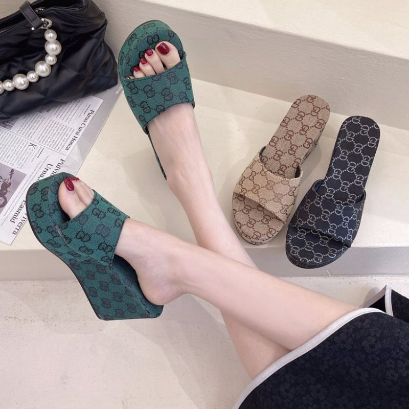 KANOSUE FASHION GG SANDAL HIGH WEDGES KS2081 IQ