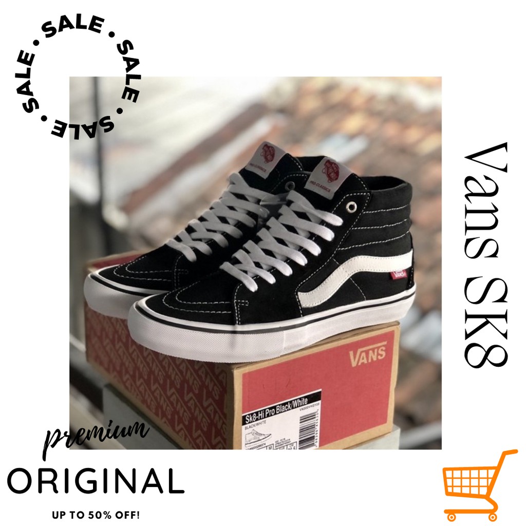 Sneaker Pria Wanita Vans SK8 Premium Original