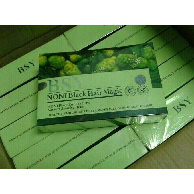 shampoo BSY noni black hair magic noni plant essence made in hongkong asli