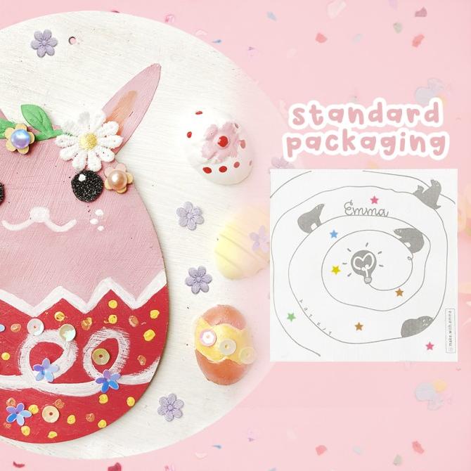 

Emma Art Kit: The Bunny Egg. Complete Art Set W/ Paint For Kids.