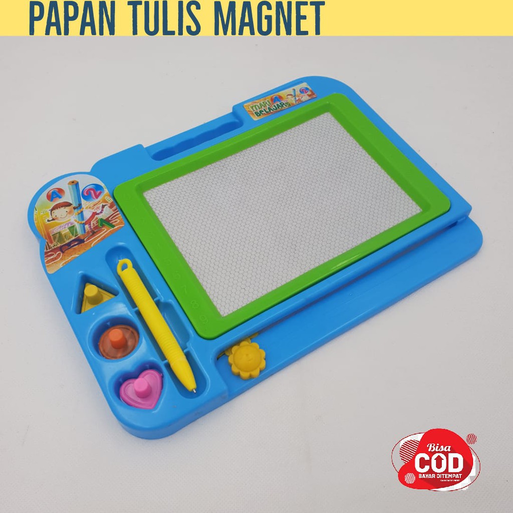 Papan Tulis Magnet/ Drawing Board Magnetic / Papan Tulis Hapus/  Mainan Edukasi/ Original - Mainan A