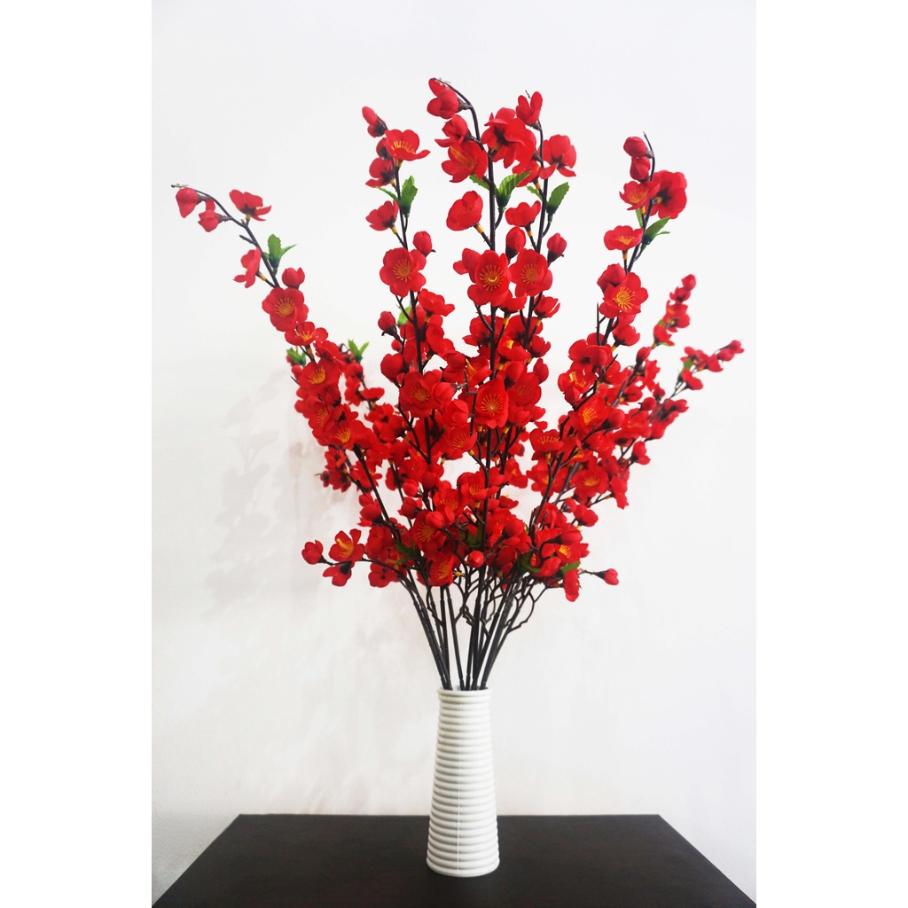 POHON BUNGA MEIHUA SAKURA SINCIA IMLEK BARU BESAR MURAH MEJA TINGGI