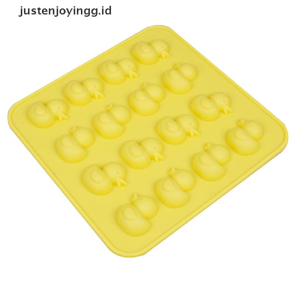 // justenjoyingg.id // Cute Duck Silicone Mold DIY Chocolate Ice Biscuit Candy Moulds ~