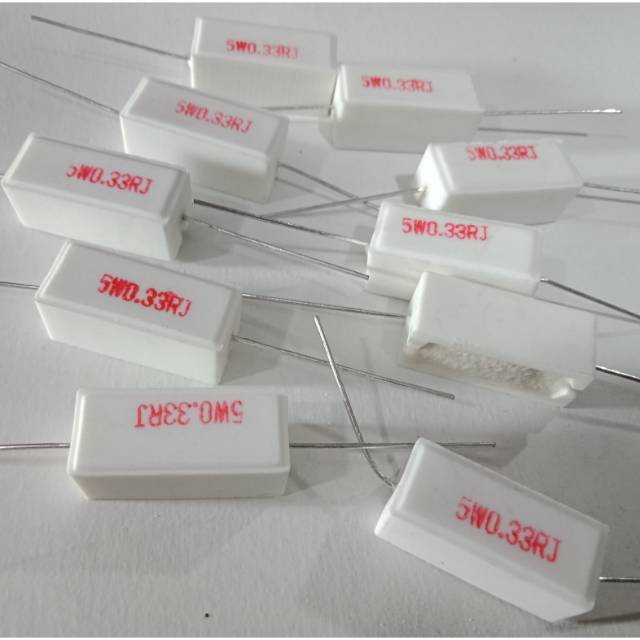 Selalu_Juara R Kapur, 5W 0.5Ohm, 5W 0.22Ohm, 5W 0.33 Ohm,5W 0,47