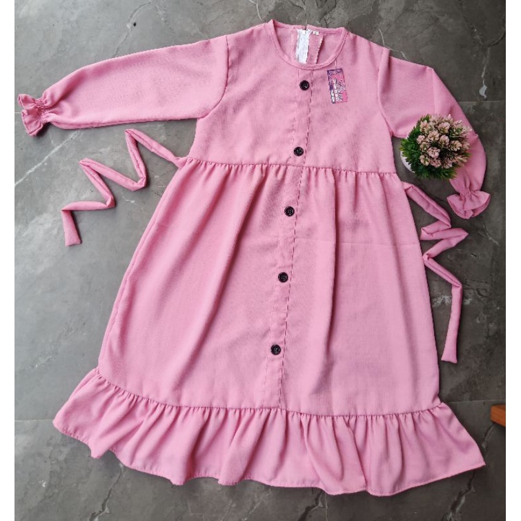 gamis anak tanggung/gamis anak gemuk/gamis anak murah