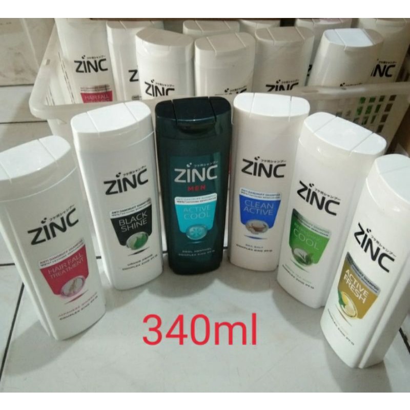 Jual ZINC Shampoo botol 340ml Shopee Indonesia