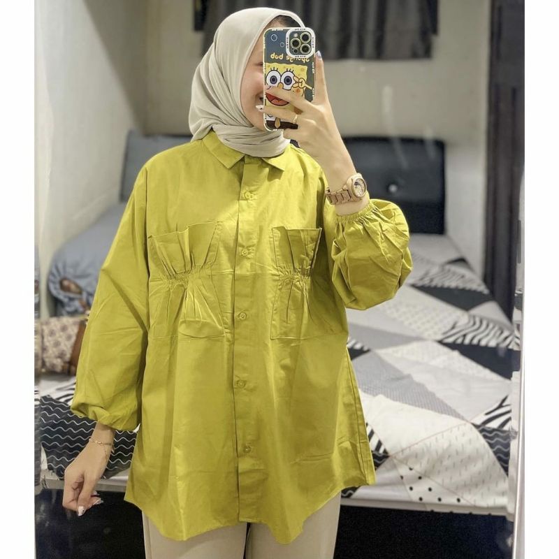 CANTIKA TOP BLOUSE KATUN POPLIN