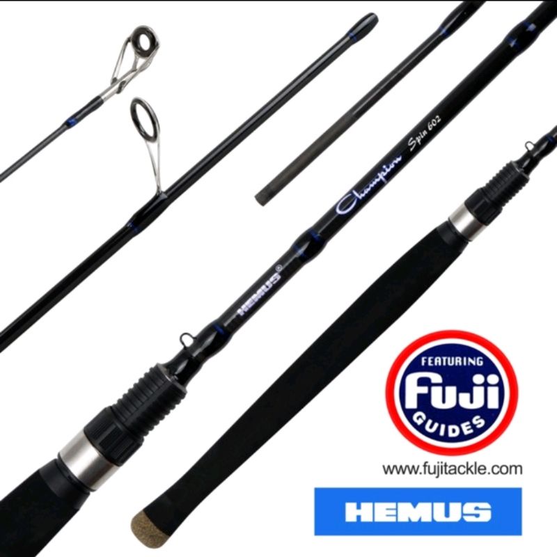 Joran Carbon murah (ring fuji) Hemus Champion Spin