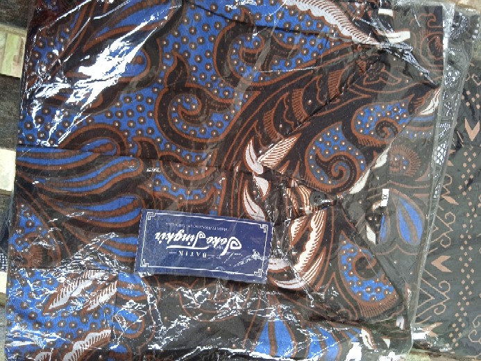 Batik Kalongan Hrb026 Kenongo Kemeja Hem Pendek Padi Pekalongan 42