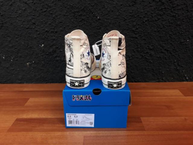 CONVERSE HI 70.S DORAEMON WHITE GARNET EGRET Premium BNIB MADE IN VIETNAM Size 37/38/39/40