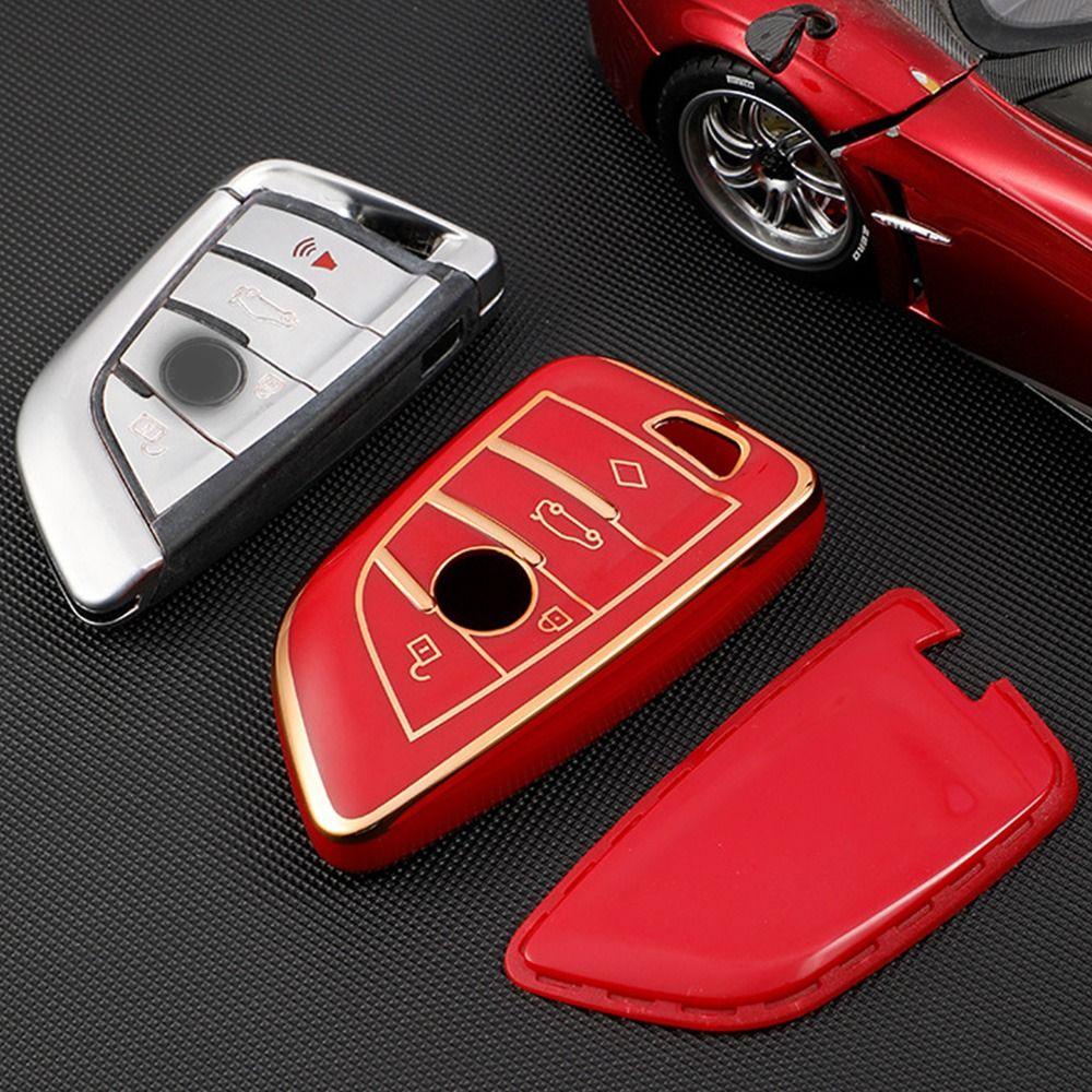 Populer Remote Key Case Baru Pelindung Kulit Key Fob Cover Untuk BMW X1 X3 X5 X6 X7 1 3 5 6 7 Series