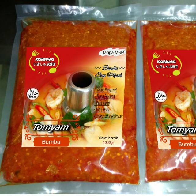 

bumbu tomyam 1kg / bumbu tomyam terlaris / tomyum