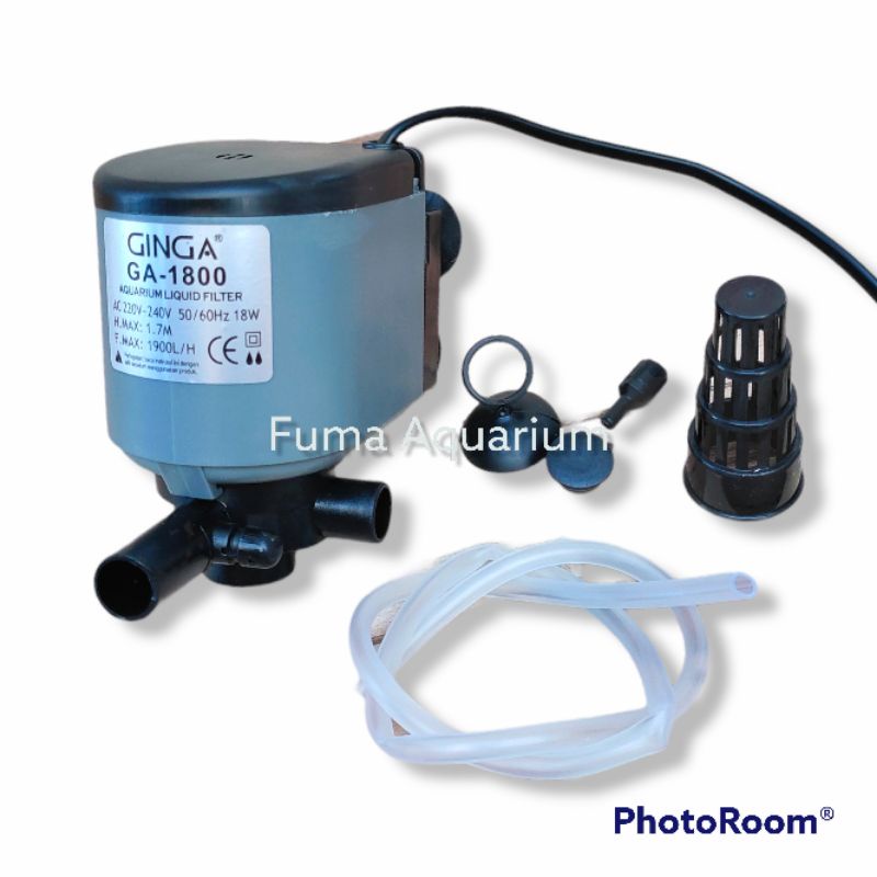 PROMO GINGA1800 GA-1800 POMPA CELUP FILTER AQUARIUM AQUASCAPE LOW WATT POWER HEAD SUBMERSIBLE PUMP