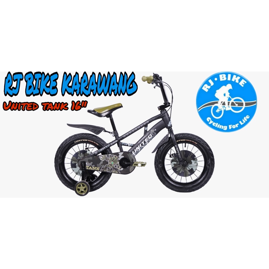 SEPEDA ANAK LAKI LAKI UNITED TANK 16 INCH