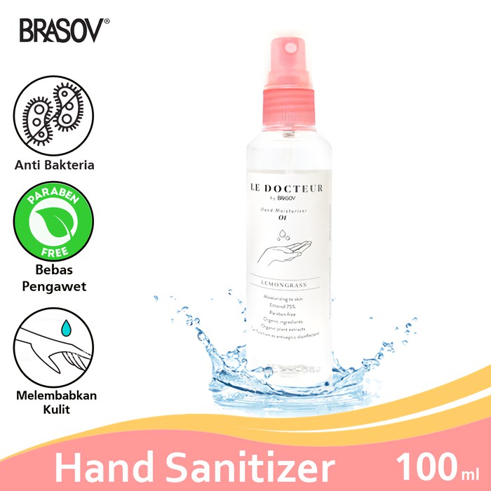 Le Docteur by Brasov - Le Docteur Hand Spray &amp; Gel 100ml (Antiseptic)