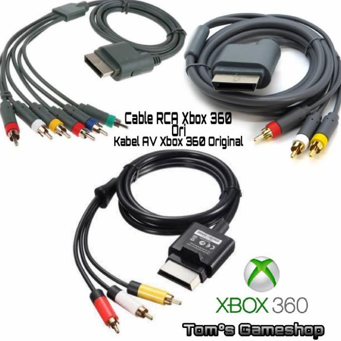 ♥️BISA COD♥️ Kabel AV Xbox 360 Original Cable RCA Xbox 360 Ori component hd TERBAIK]]