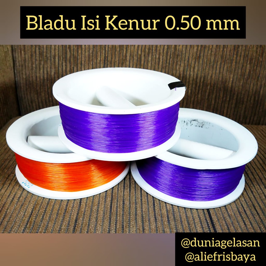 Bladu PVC 4" Isi Kenur Marlin 0.50 mm Original Murah