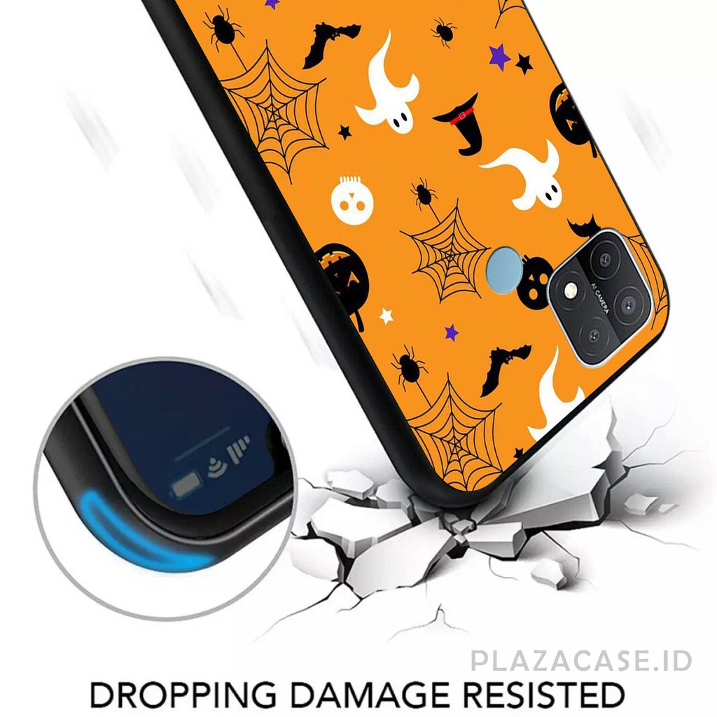 Softcase Glass Halloween [K84] for All Type OPPO RENO 5 RENO 4 RENO 4F A73 A53 A91 RENO 3 A71 F1S A3